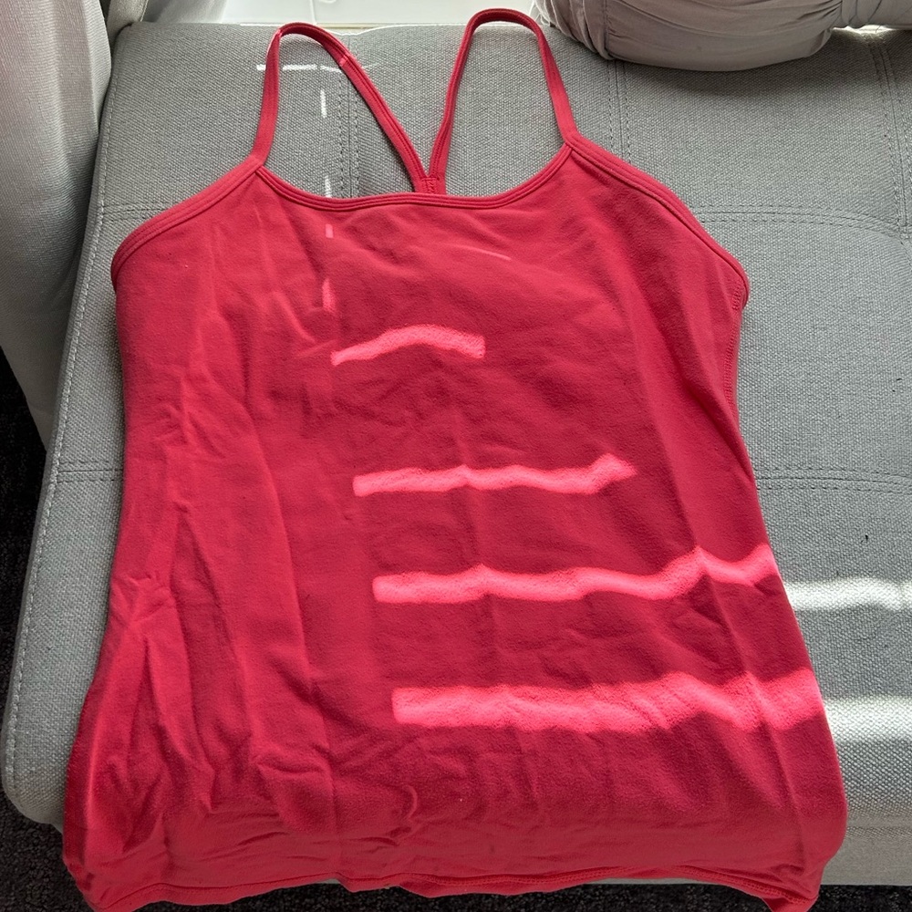 Orangey Pink Flow Y Top